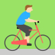 Person on bike