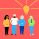 A group of people learning from each other