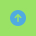 An arrow pointing upwards in a blue circle on a green background